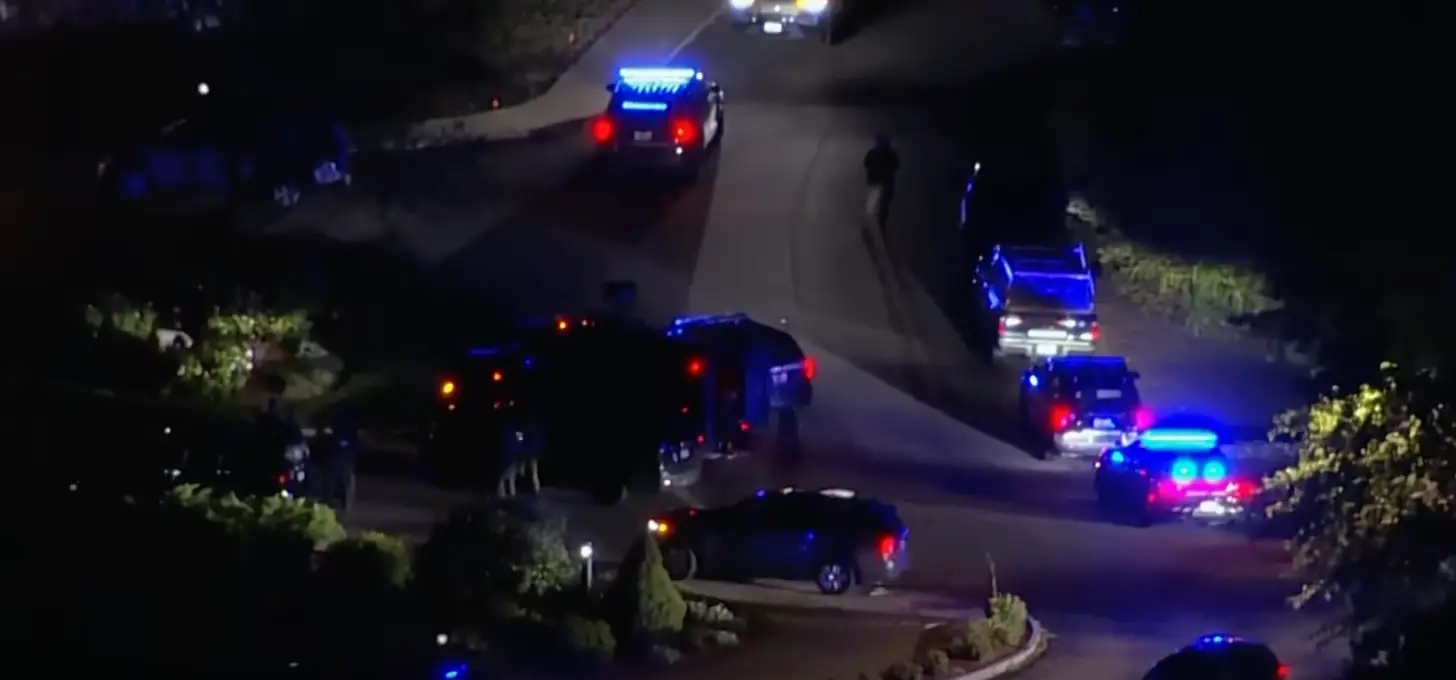 Authorities were called to the scene after the gunman opened fire (CBS Boston)