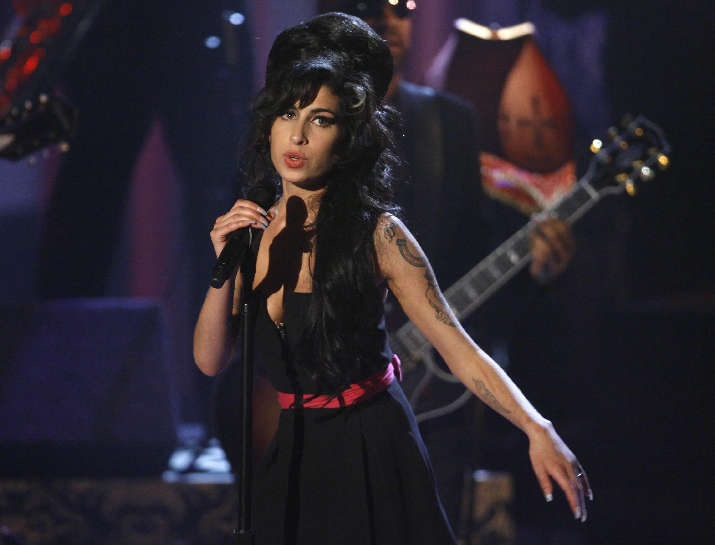 Winehouse won five Grammys over the course of her career (Chris Polk/FilmMagic)