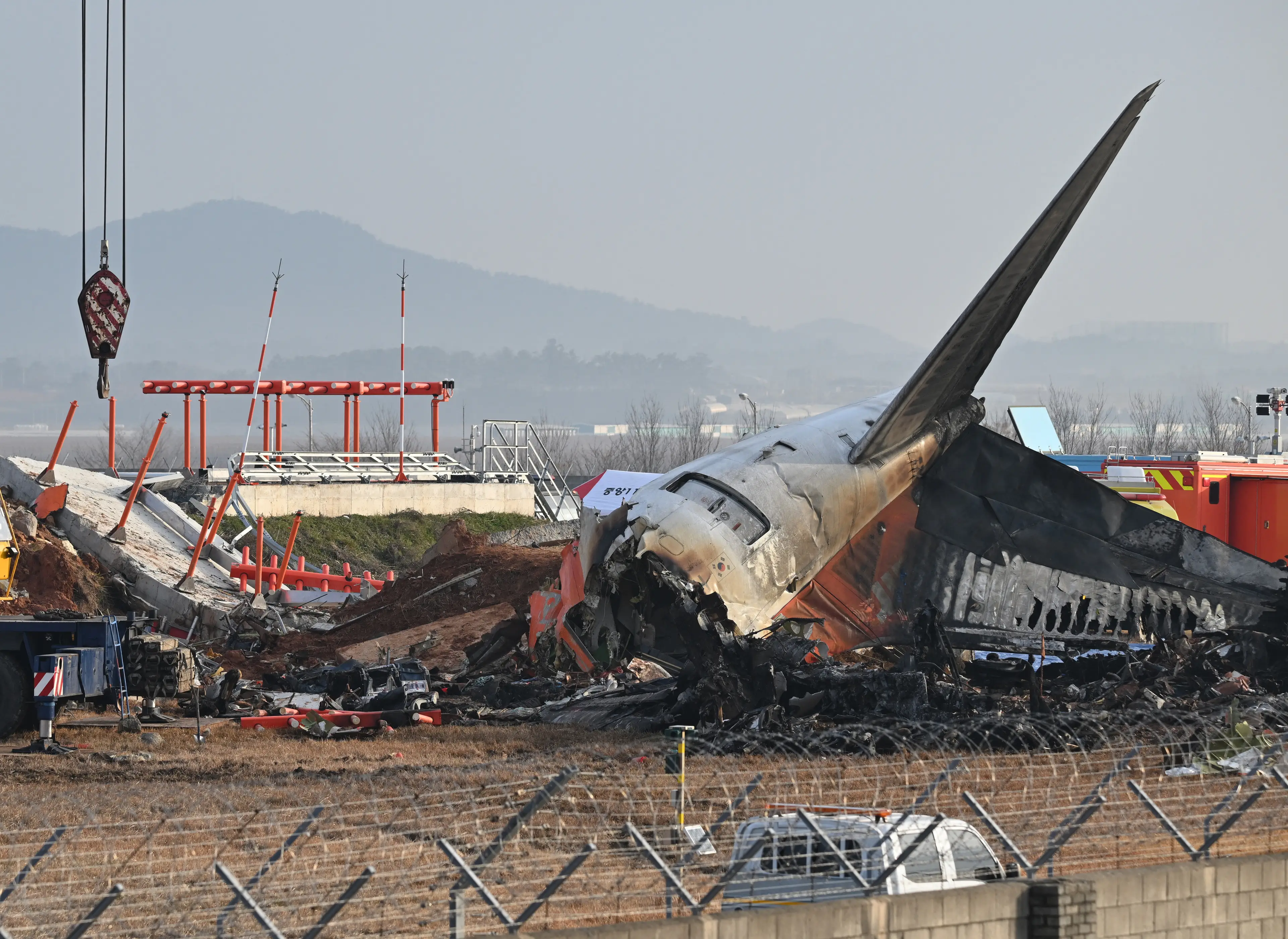A Jeju Air Boeing 737-800 series aircraft crashed on December 29 (JUNG YEON-JE/AFP via Getty Images)