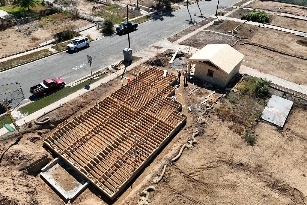 Some building work is already underway in Altadena (I RYU/VCG via Getty Images)