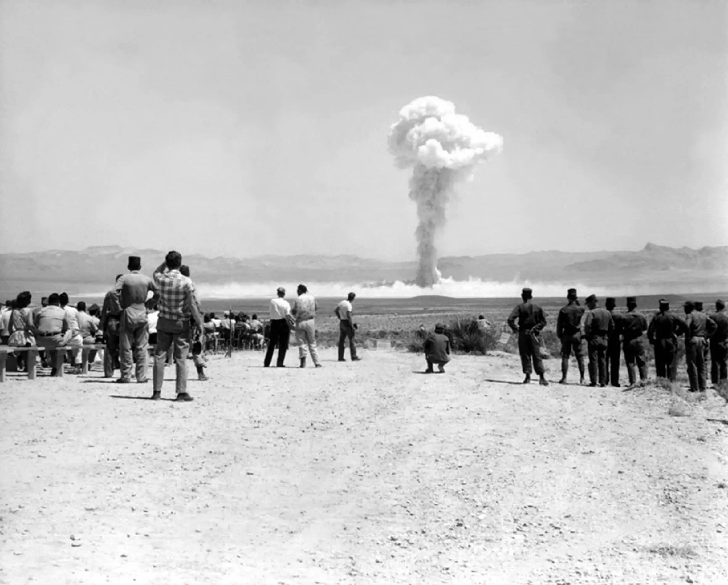 A nuclear test in Nevada on July 14, 1962. (Galerie Bilderwelt/Getty Images)