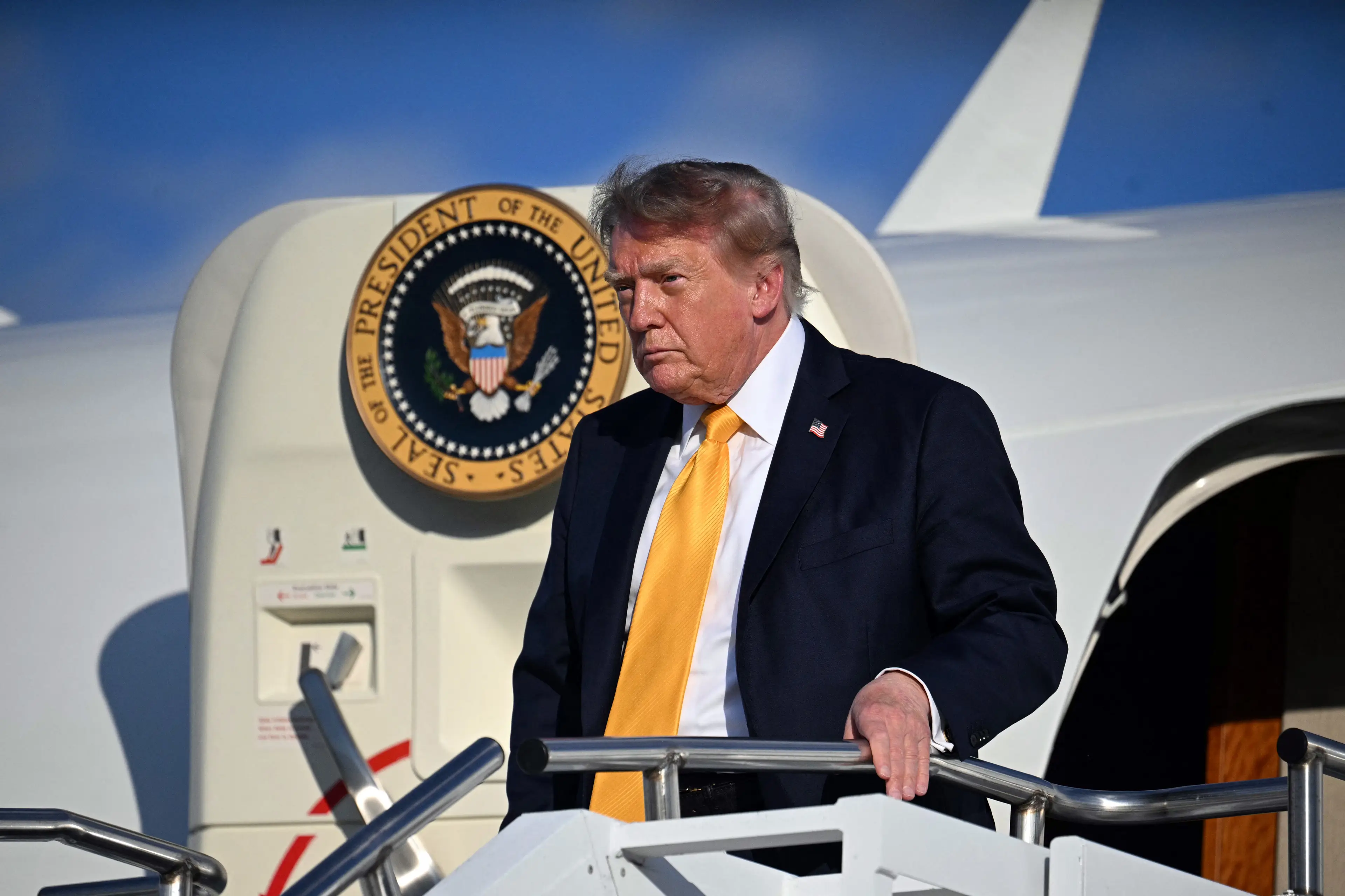 The president will not be in New York to mark the 25th anniversary of 9/11 (Jim WATSON/AFP via Getty Images)