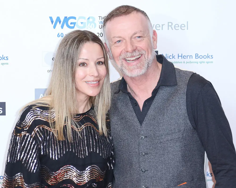 Hugo Speer with his wife Vivienne Harvey.