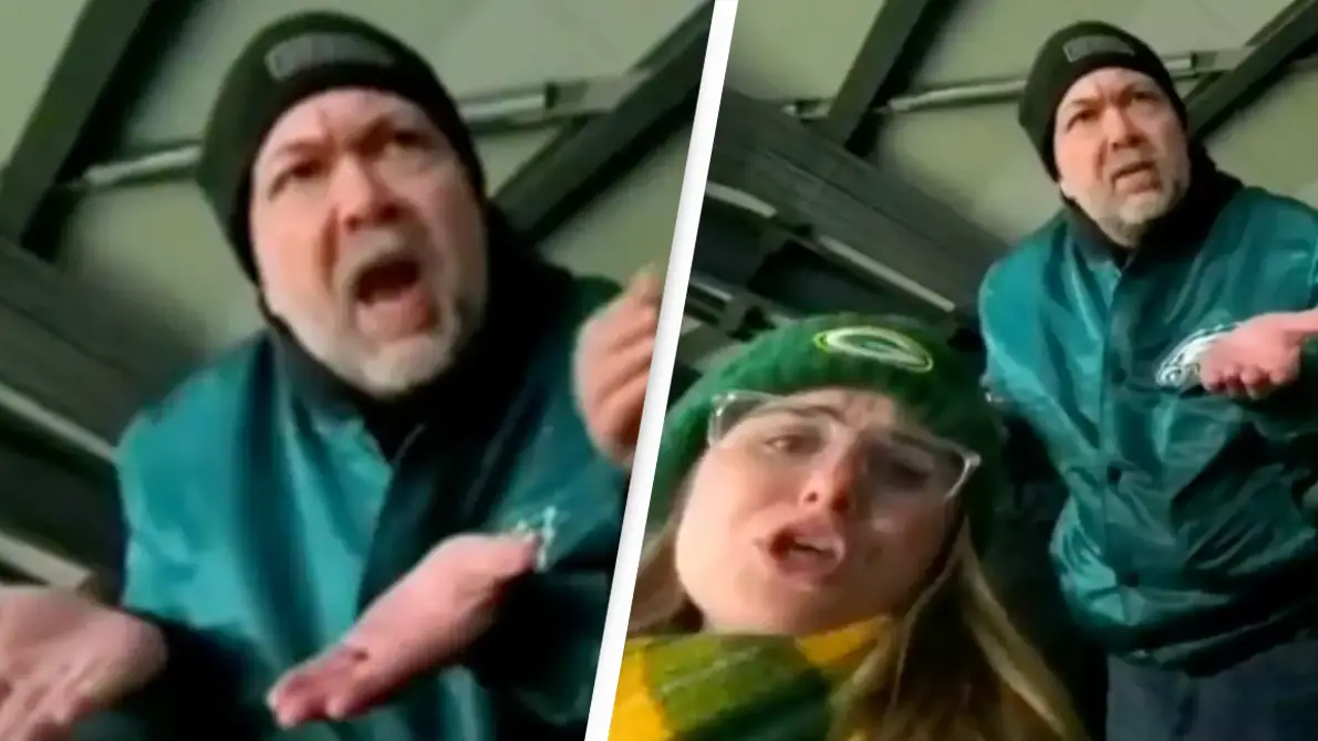 NFL fan speaks out after shocking video of him shouting vulgar insults at female fan went viral
