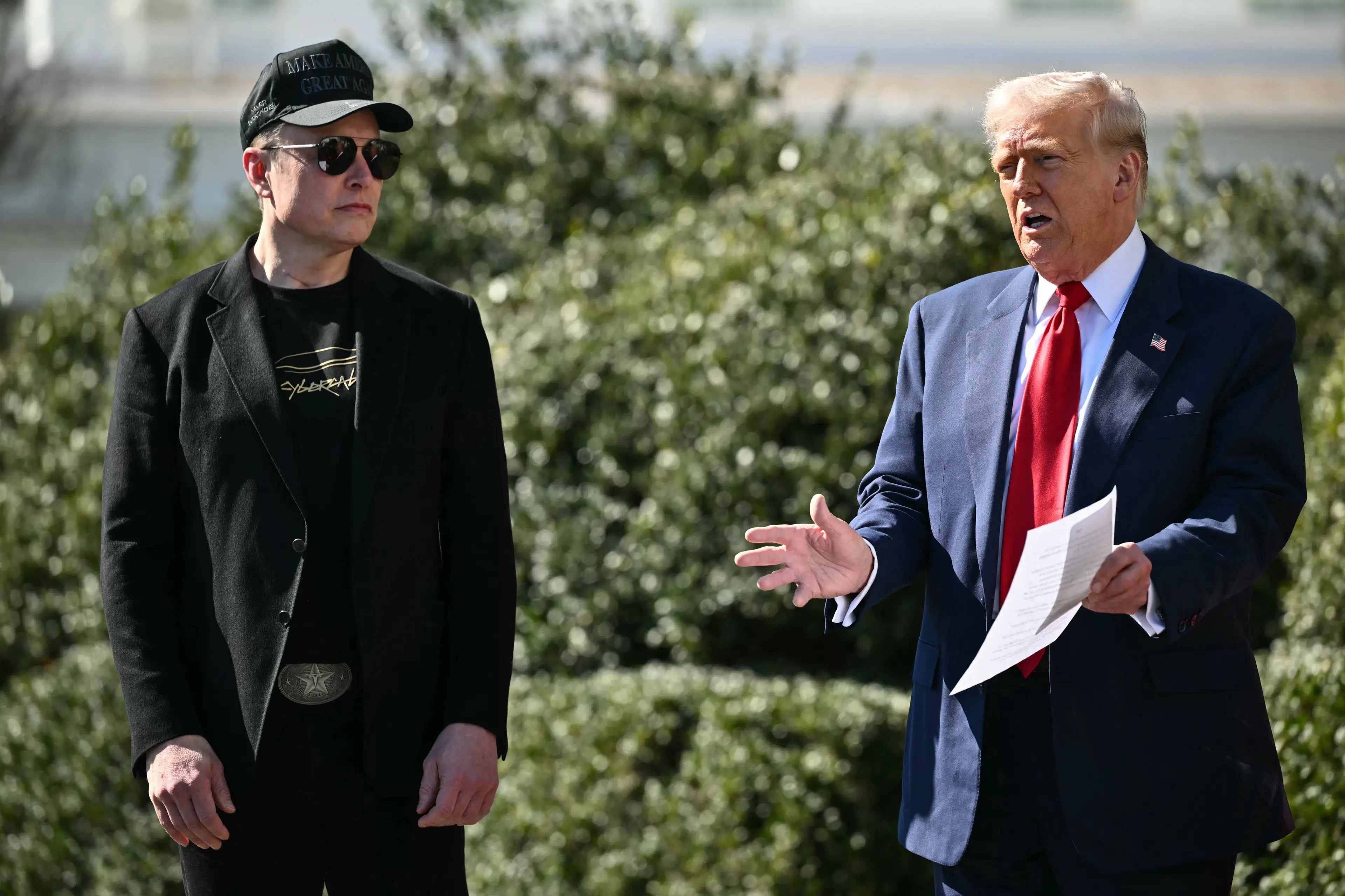 Musk has since taken down his posts about Trump and Epstein (MANDEL NGAN/AFP via Getty Images)
