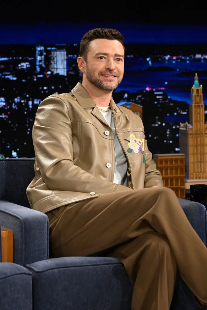 Justin Timberlake came under fire on social media as footage of his bulge on show at one of his concerts was uploaded to TikTok (Todd Owyoung/NBC via Getty Images)