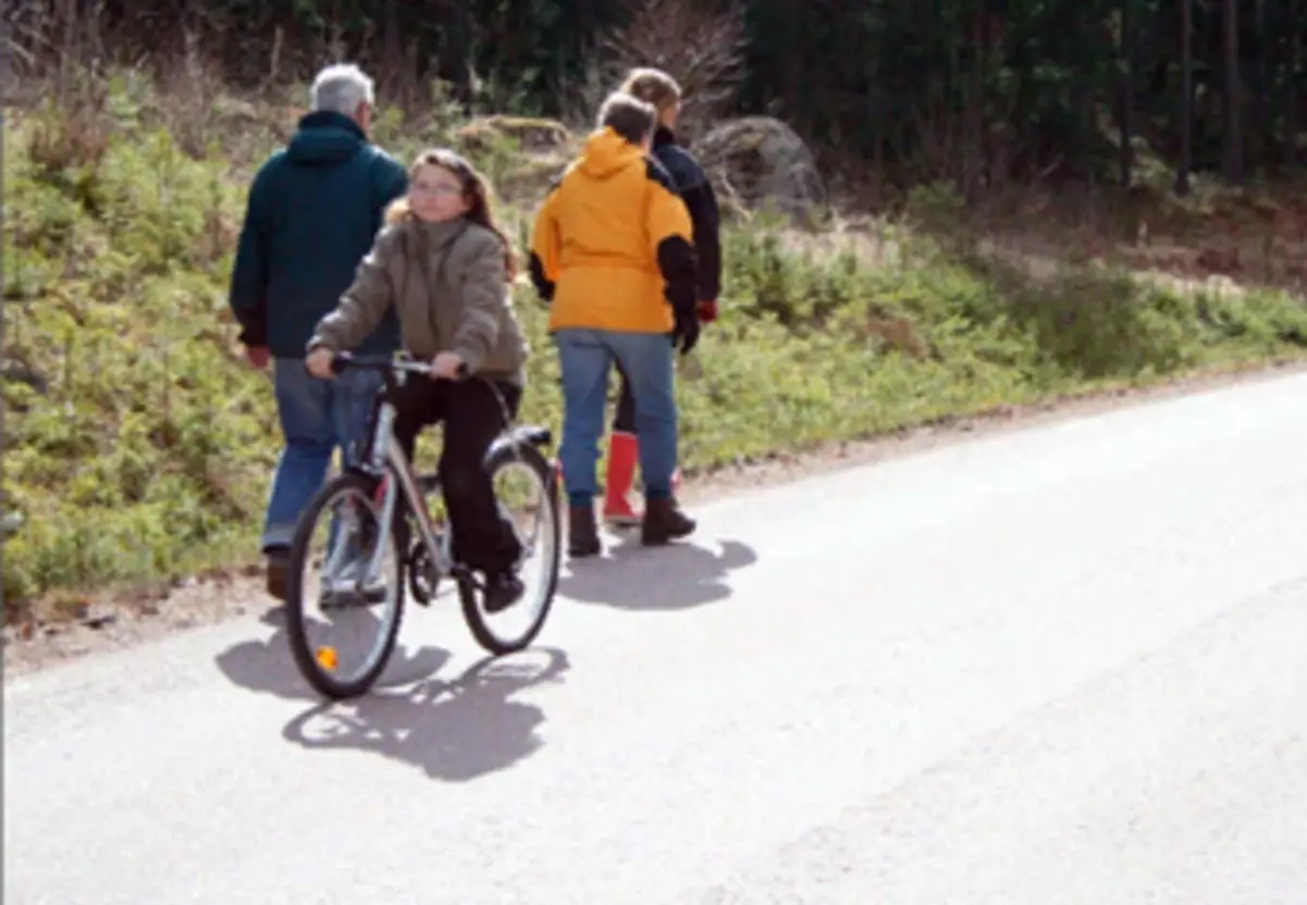 Tomas Langton accidentally snapped photographs of Engla on her bike and her attacker's car. (Tomas Langton/ True Crime Investigation)