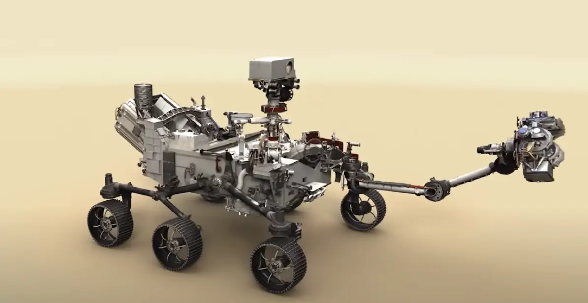 Perseverance landed on Mars in 2021.