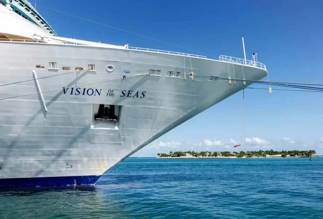 The passenger was on a Royal Caribbean cruise ship when they fell overboard.