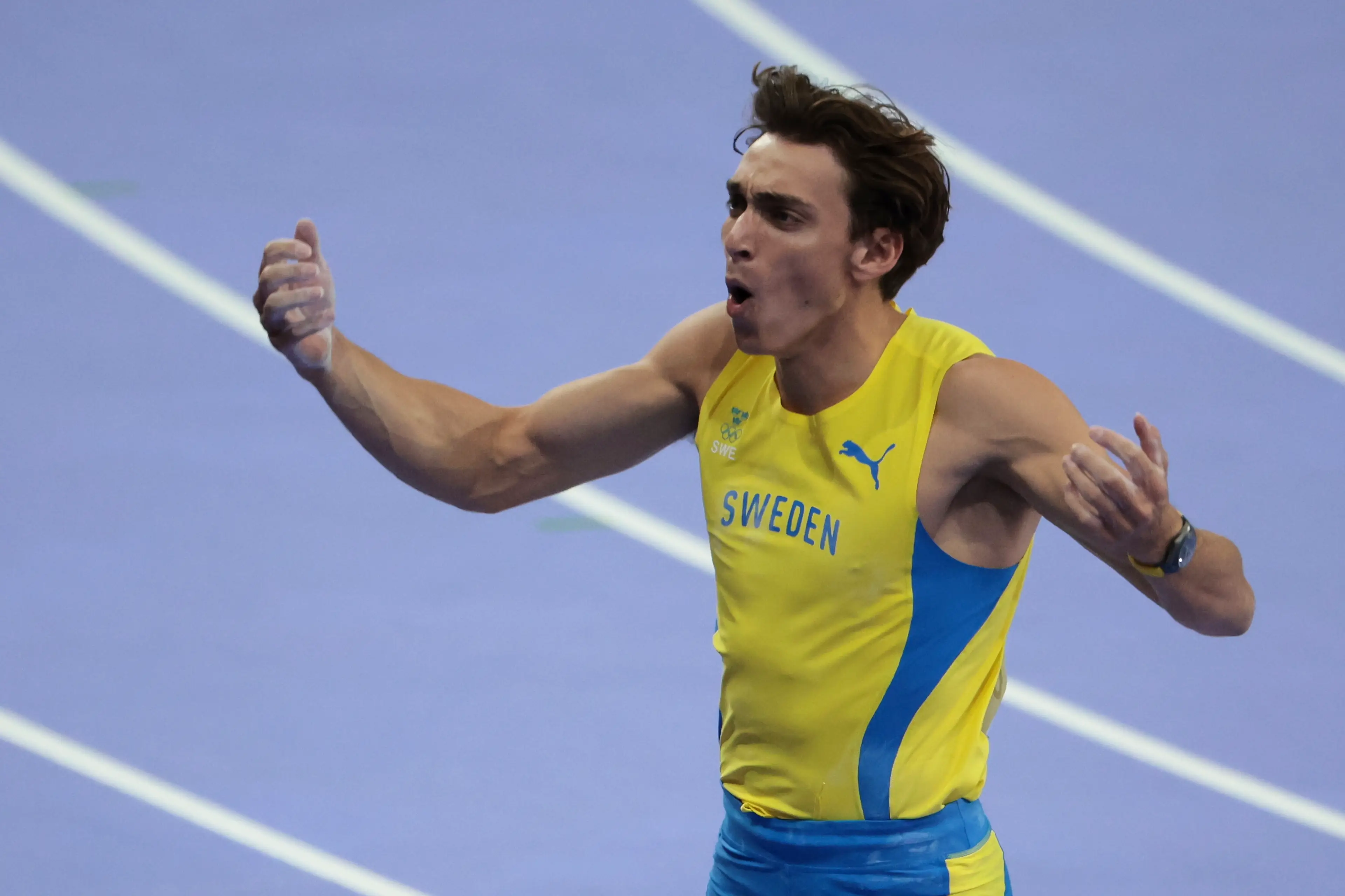 Duplantis not only won gold but broke a world record (Jean Catuffe/Getty Images) 