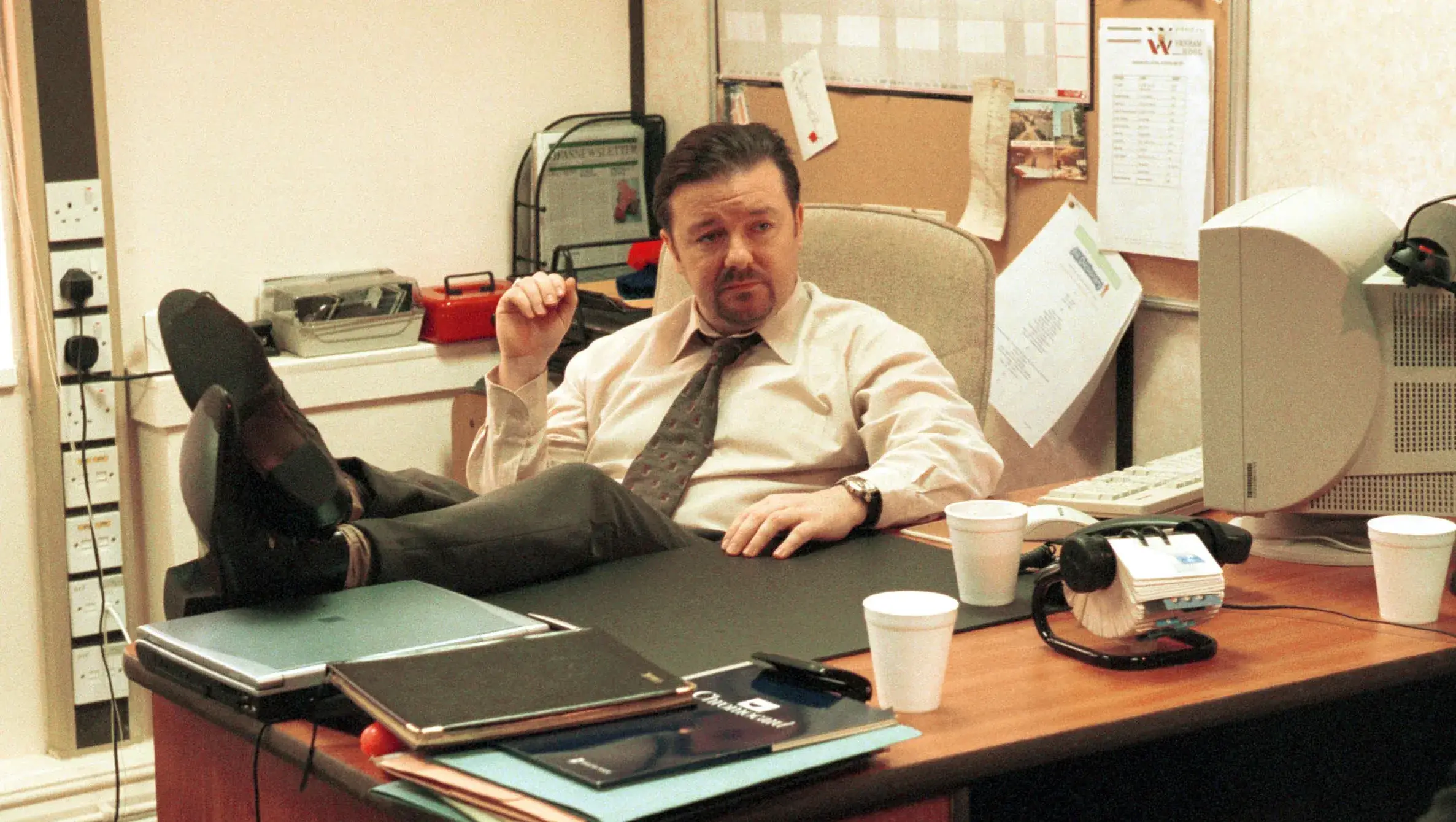 Ricky Gervais as David Brent.