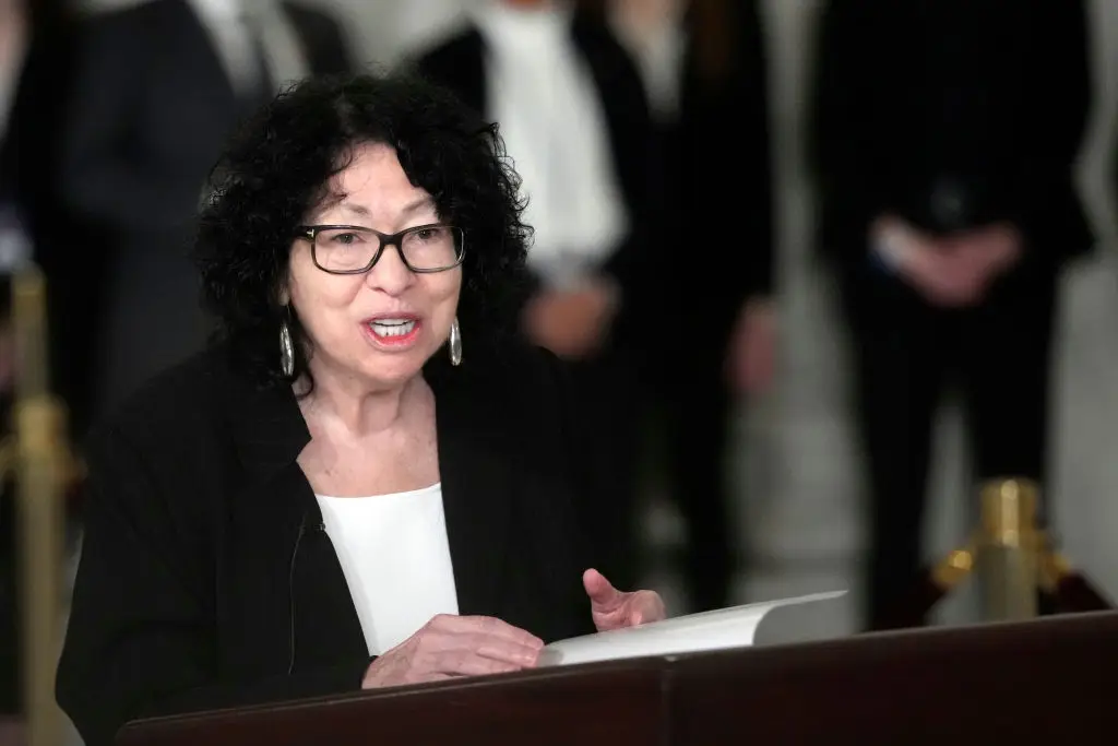 Justice Sonia Sotomayor is one person to have condemned the use of nitrogen gas (Jacquelyn Martin-Pool/Getty Images)