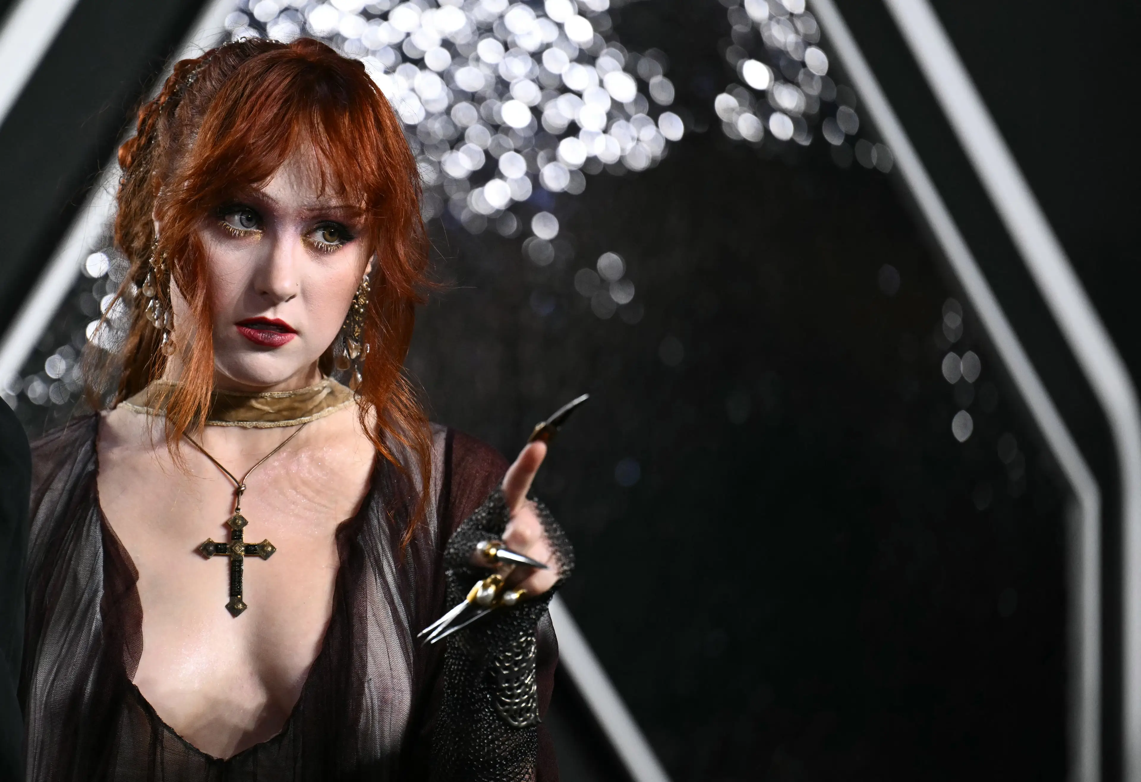 Chappell Roan had a heated exchange with a photographer at the VMAs (ANGELA WEISS/AFP via Getty Images)