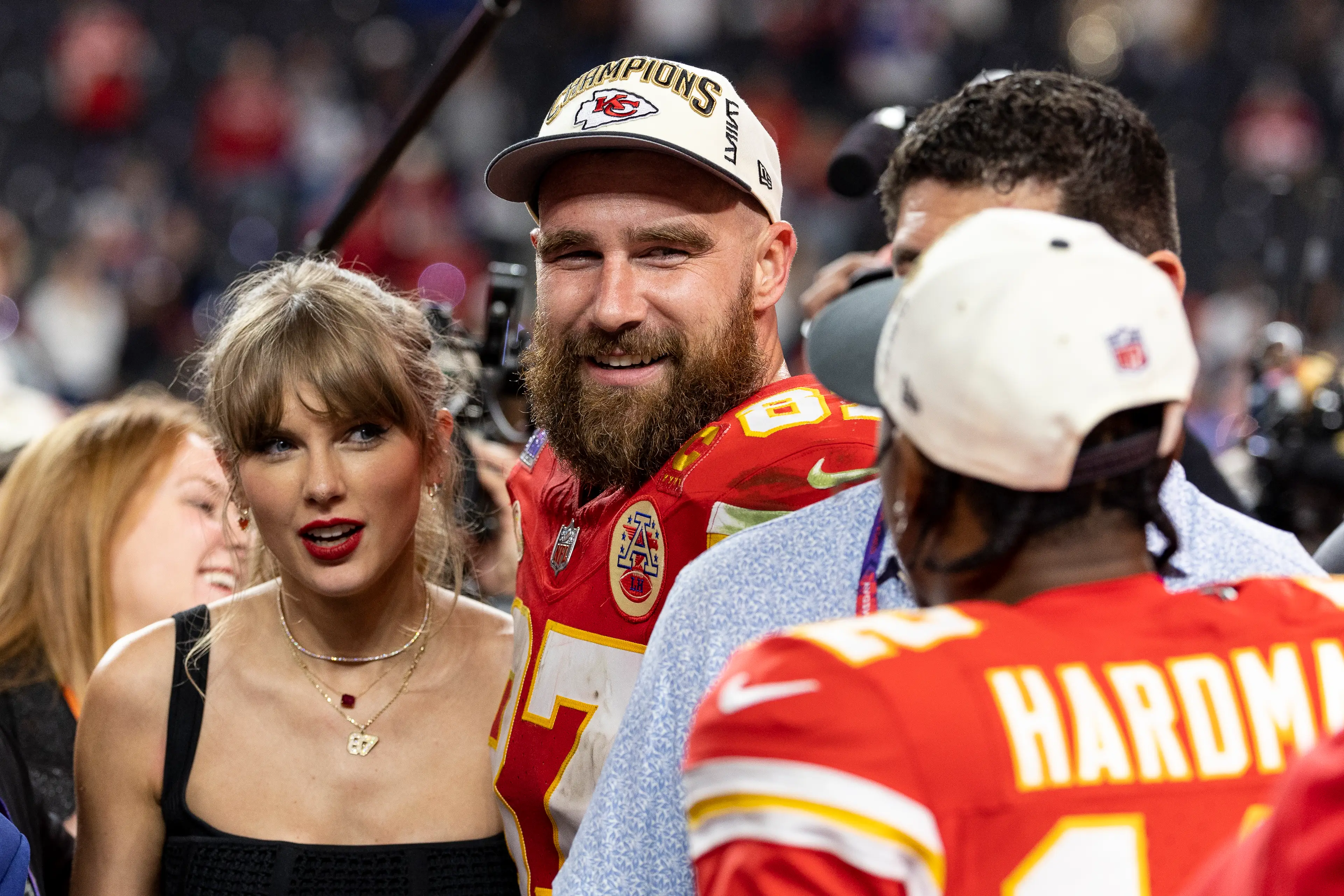 Taylor Swift and football star Travis Kelce have been dating since 2023 (Michael Owens/Getty Images)