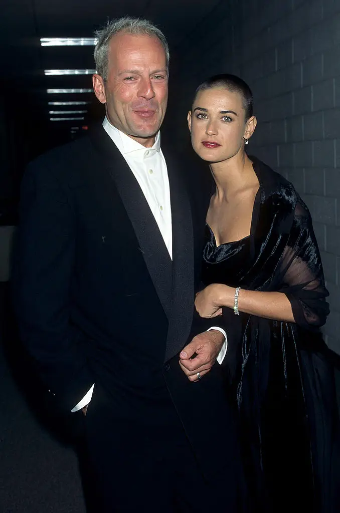 Demi Moore and Bruce Willis pictured while they were still married in 1996 (Ke.Mazur/WireImage)