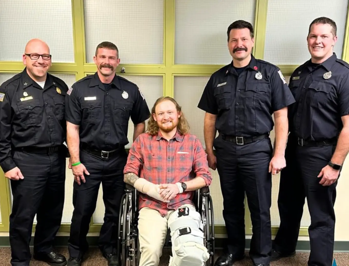 Matthew wasn't sure if he'd ever be rescued. (Heidi Prescott/Beacon Health System)