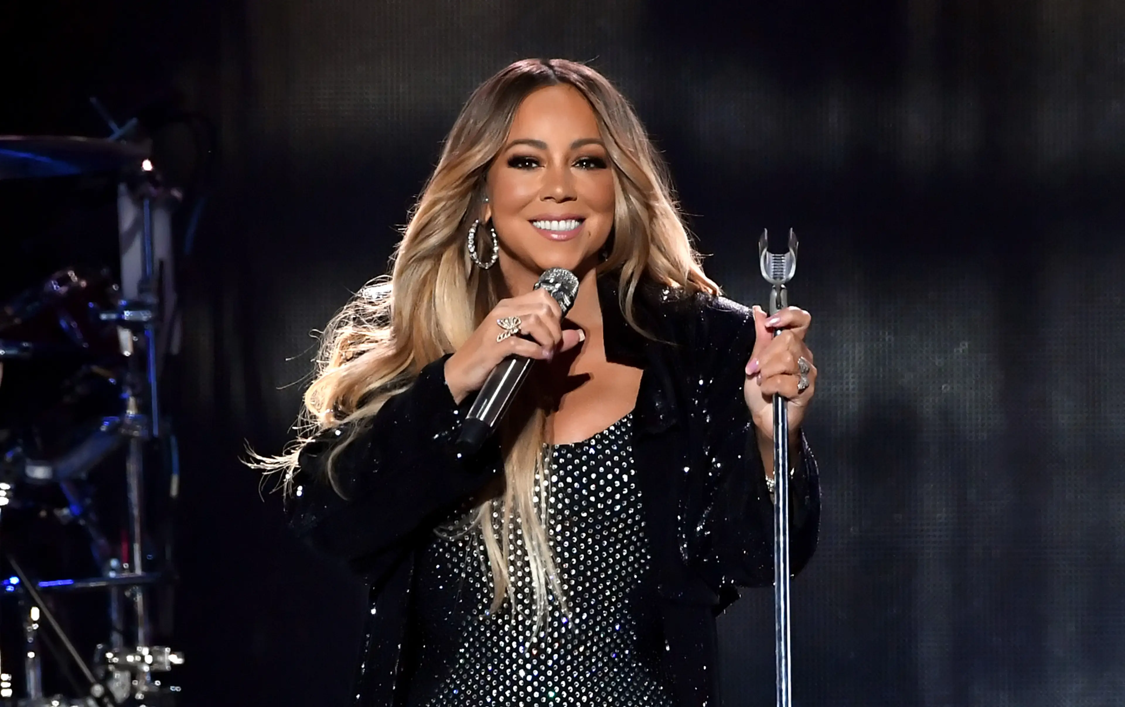 Mariah Carey confirmed the passing of her mom and sister yesterday.  (Kevin Winter/Getty Images for iHeartMedia)