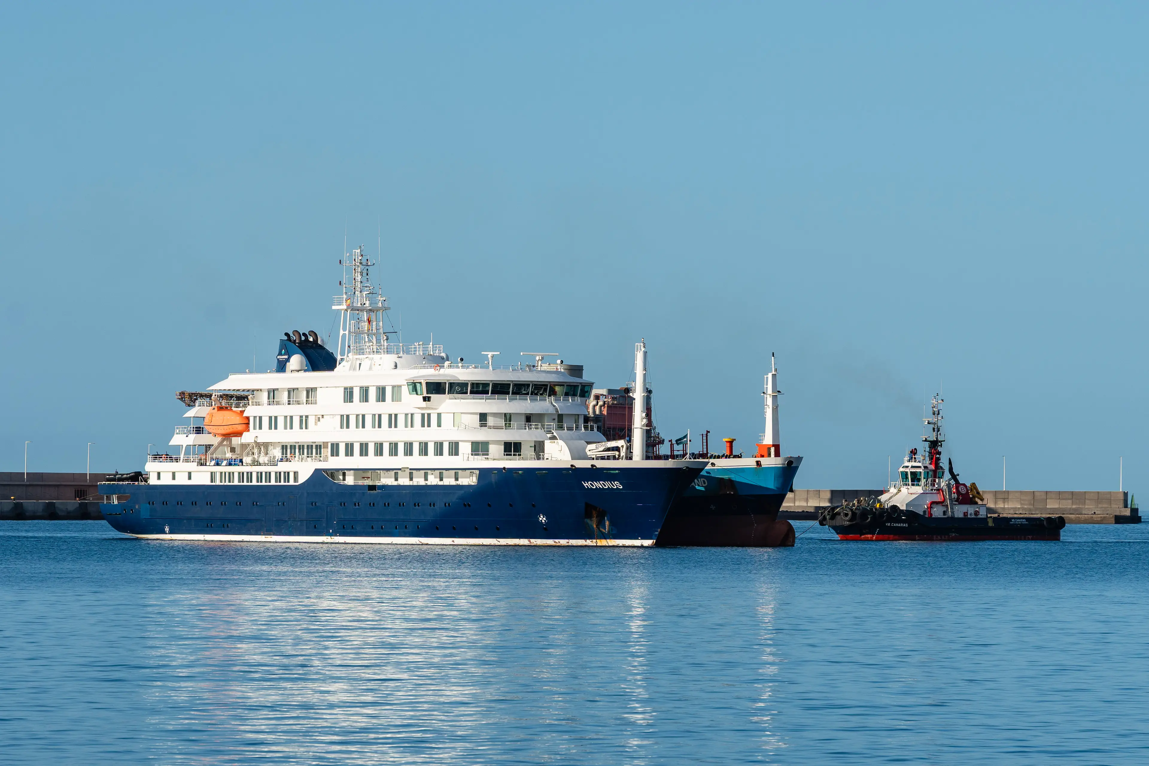 The ship docked in Tenerife over the weekend to allow passengers to evacuate (Europa Press Canarias via Getty Images)