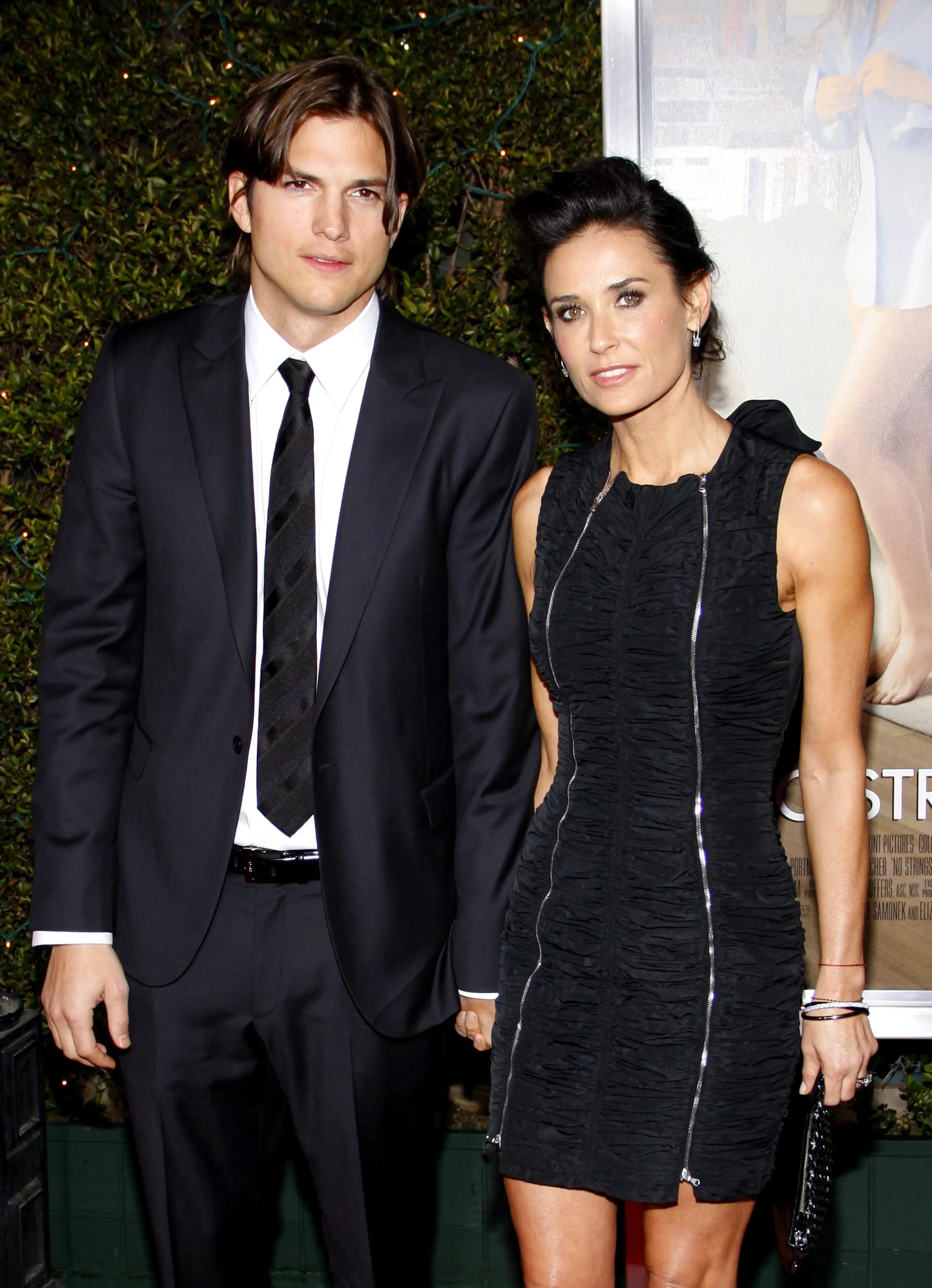 Kutcher's latest project shares paralels with a 2024 Demi Moore film (Christian JENTZ/Gamma-Rapho via Getty Images)