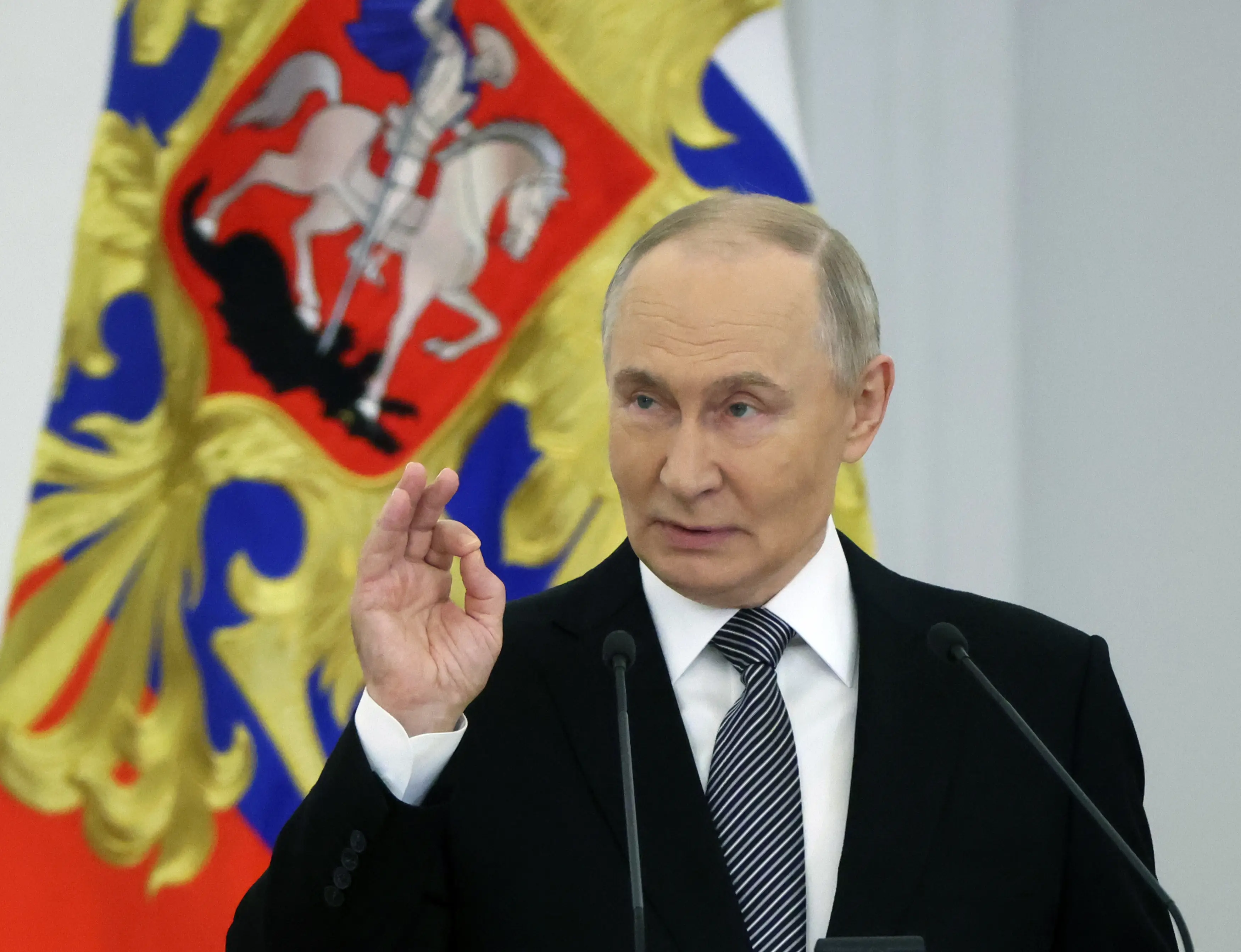 Vladimir Putin has threatened to launch a nuclear capable missile within a matter of days (Contributor/Getty Images)