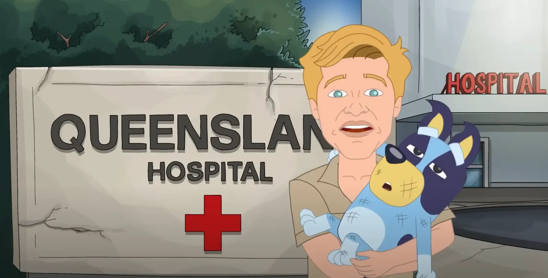 Robert Irwin and Bluey feature in a new episode of Please Explain. (YouTube/Pauline Hanson's Please Explain)