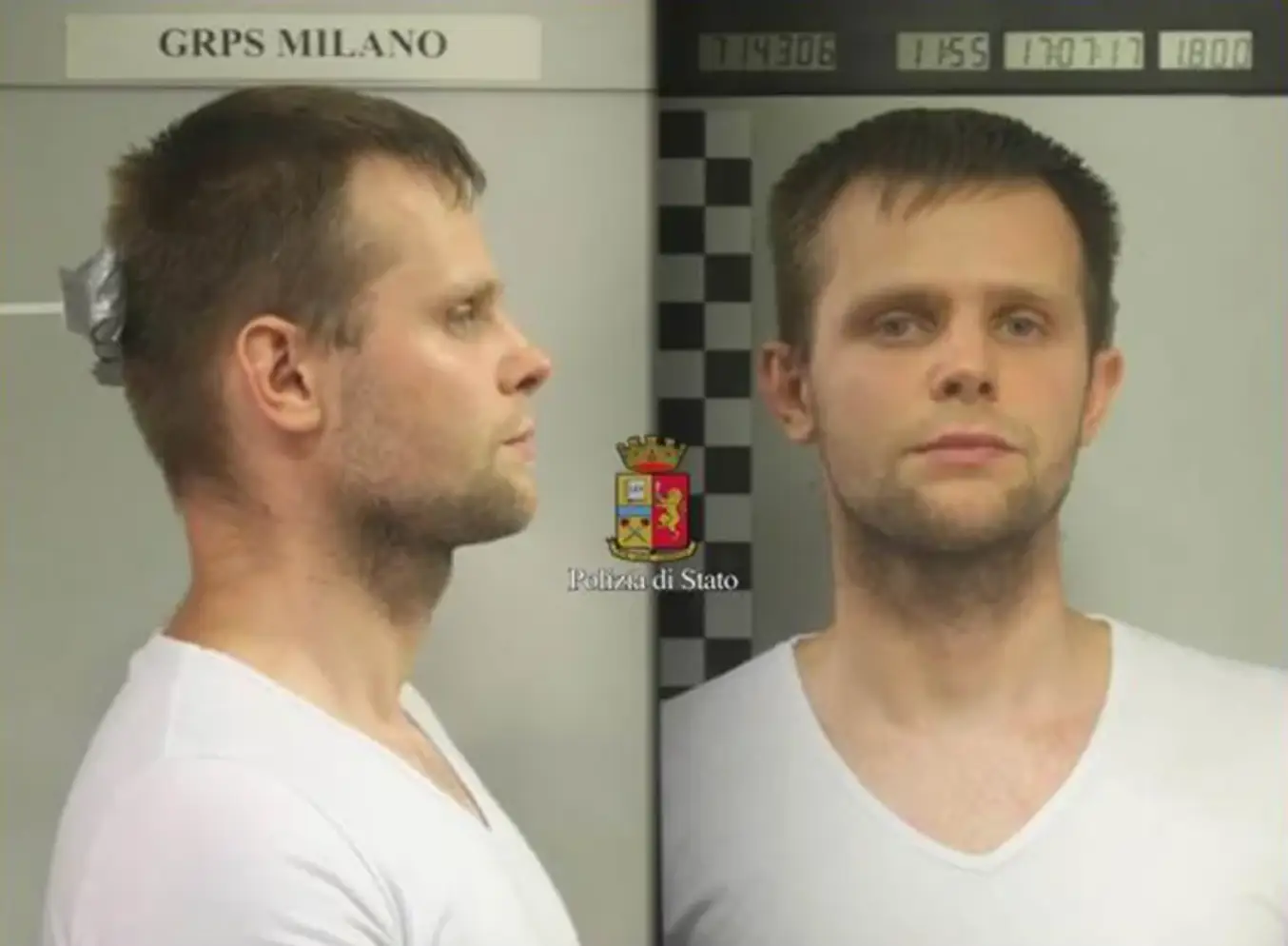 Łukasz Herba was convicted of kidnapping Chloe (Polizia di Stato)