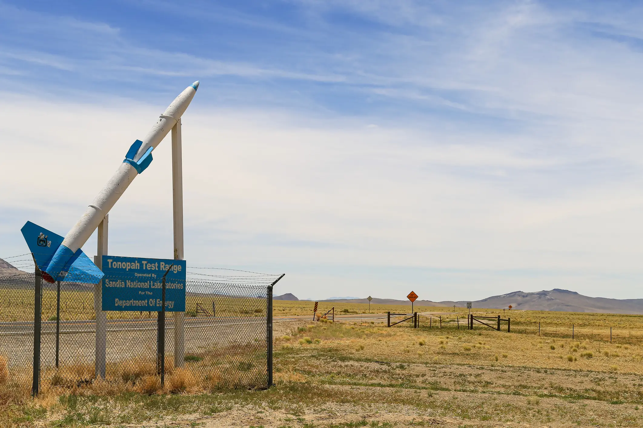 The earthquakes were detected near the Nevada Tonopah Test Range (Getty Stock Images)