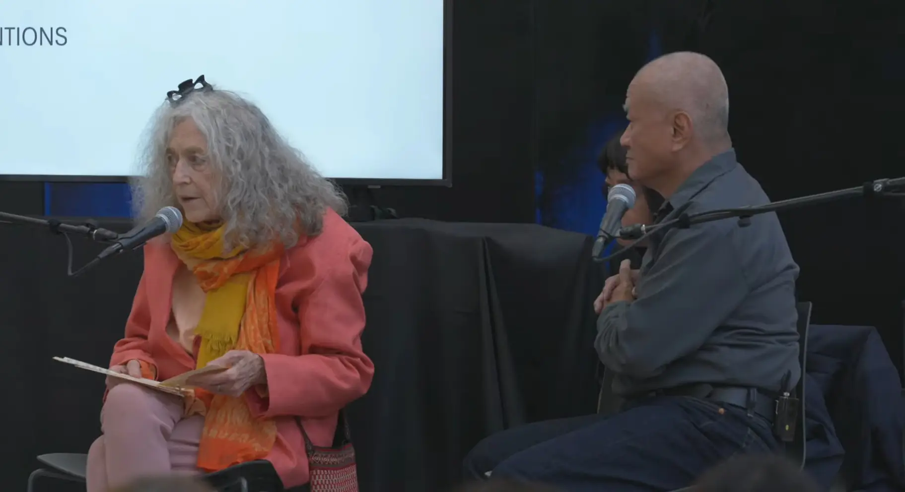 Tehching Hsieh and Linda Montano were tied together for one year (Dia Art Foundation/YouTube)