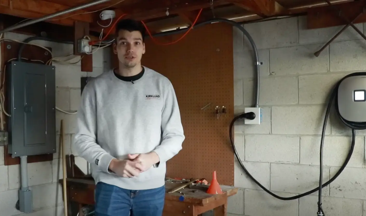 Sibila breaks down the impact of charging his Tesla at home on his electricity bill (YouTube/ Alex Sibila) 