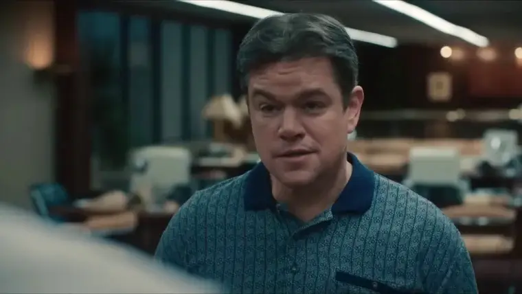Matt Damon stars as shoe salesman Sonny Vaccaro in Air.