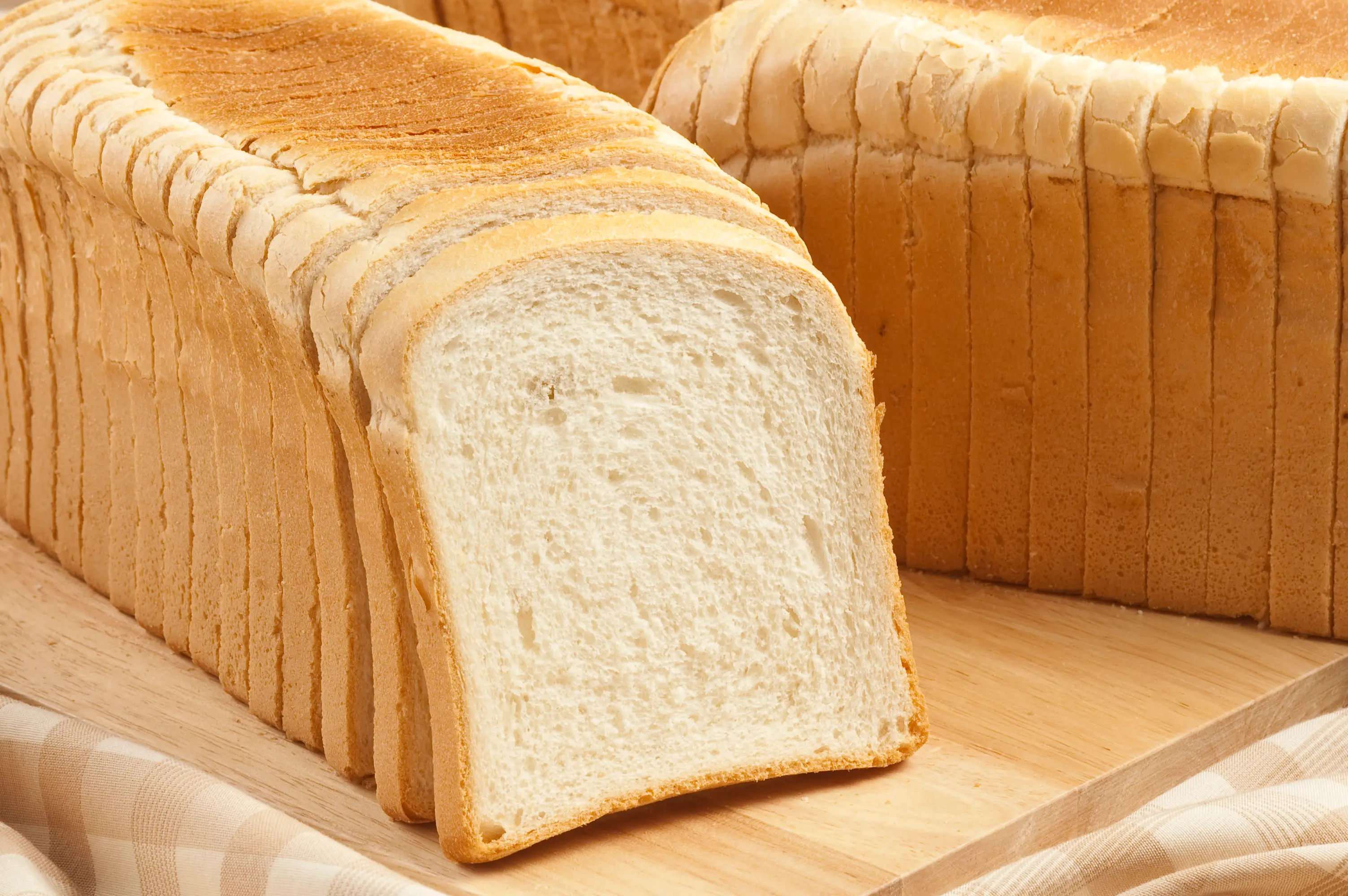 Bleaching agents are used in white bread manufacturing primarily to remove the natural yellowish pigments (Getty stock image)