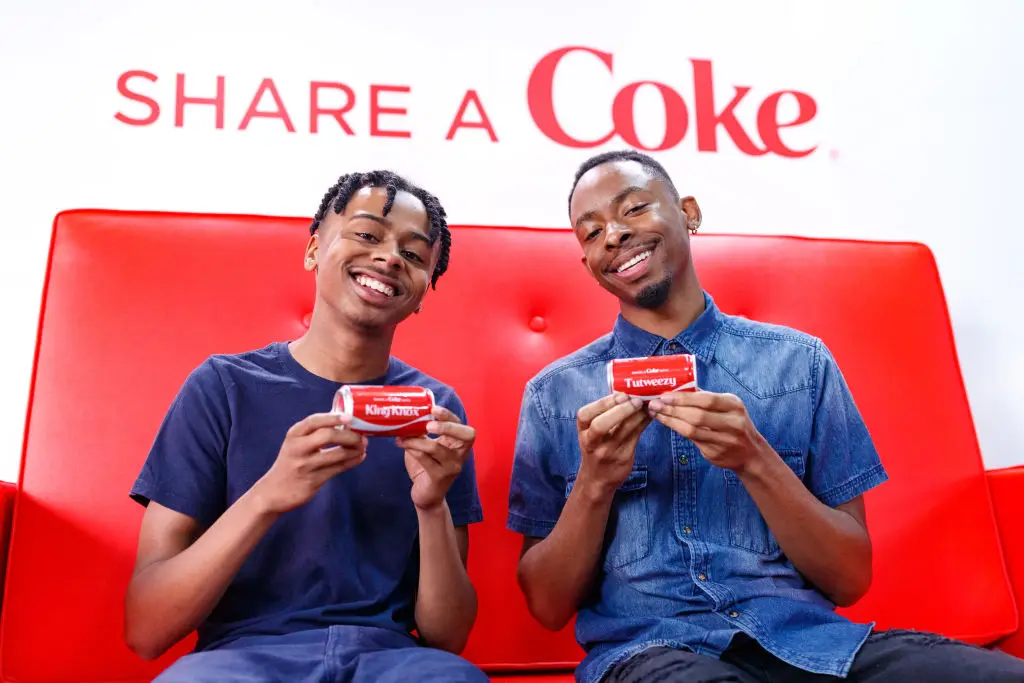 Coca-Cola faces renewed criticism over content moderation on its can personalization platform. (Photo by Christopher Polk/Getty Images for Coca-Cola)