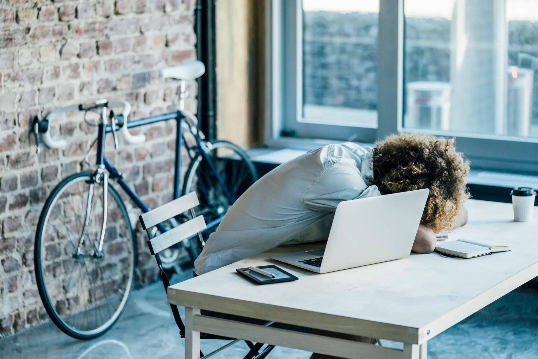 The man fell asleep at his desk (Getty Stock Image)