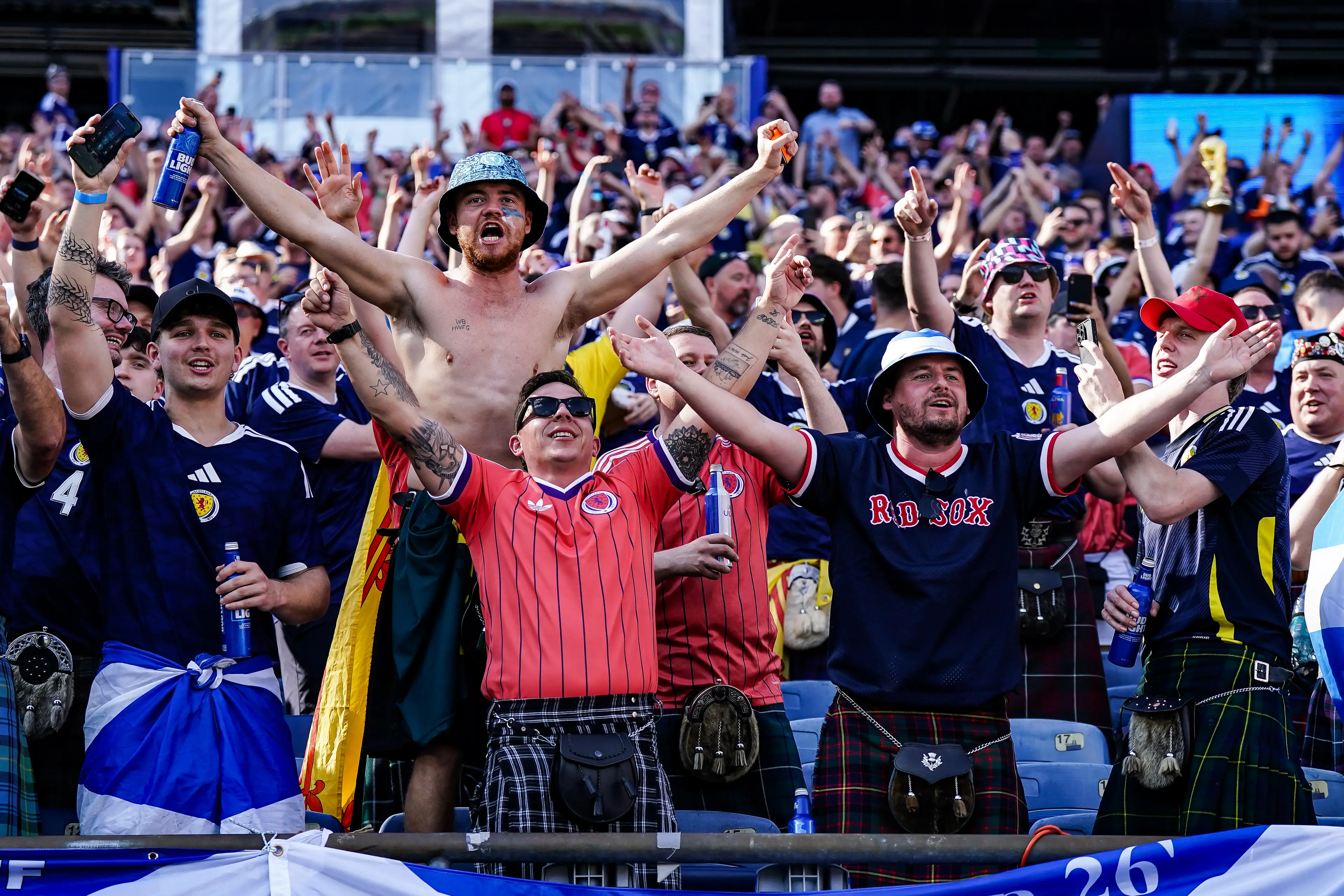 Scotland fans have been having the time of their lives in Boston (Daniela Porcelli/Getty Images)
