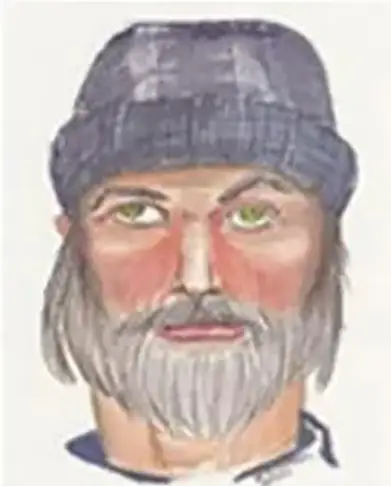A police sketch of the I-65 killer.