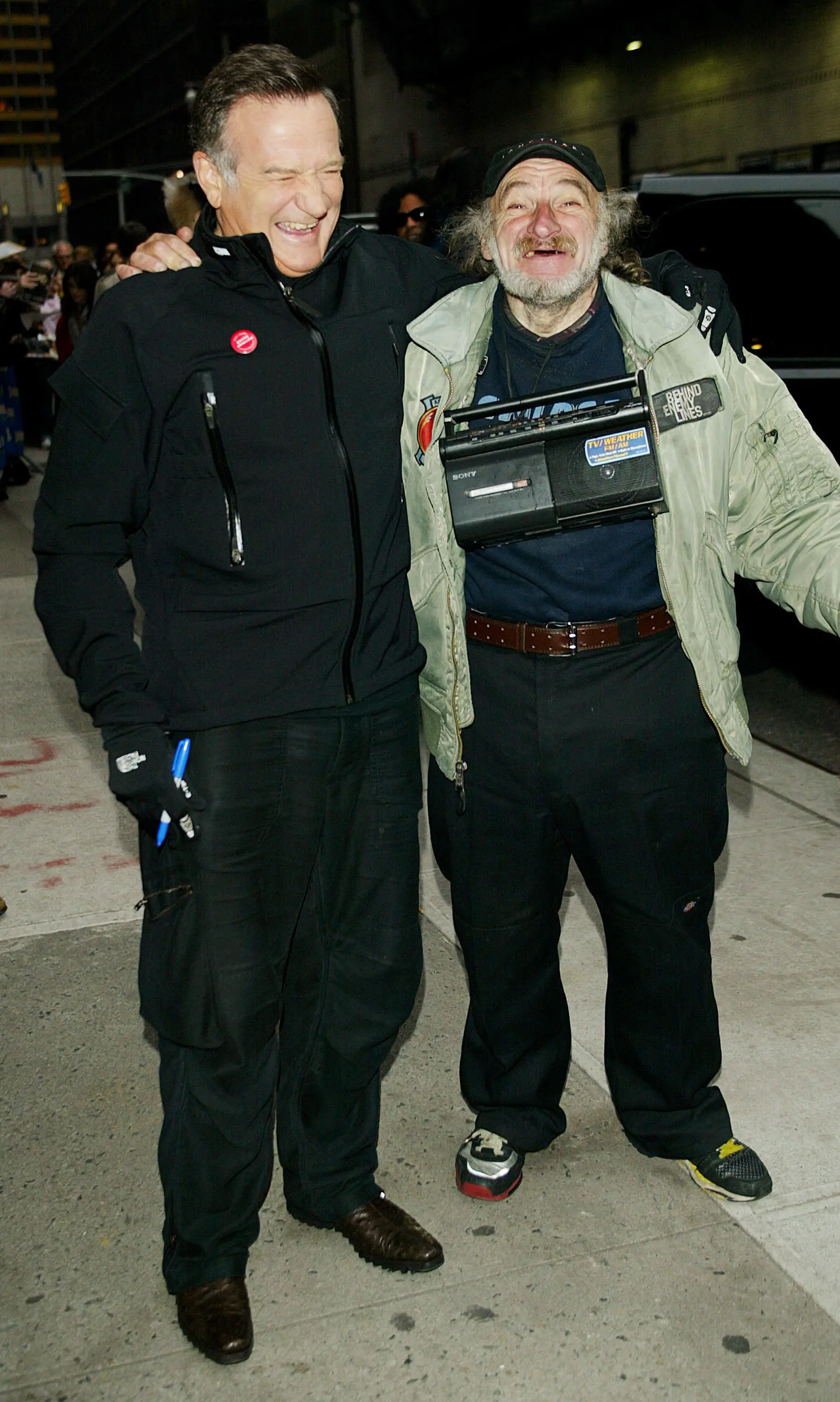 The late Robin Williams with Radioman.