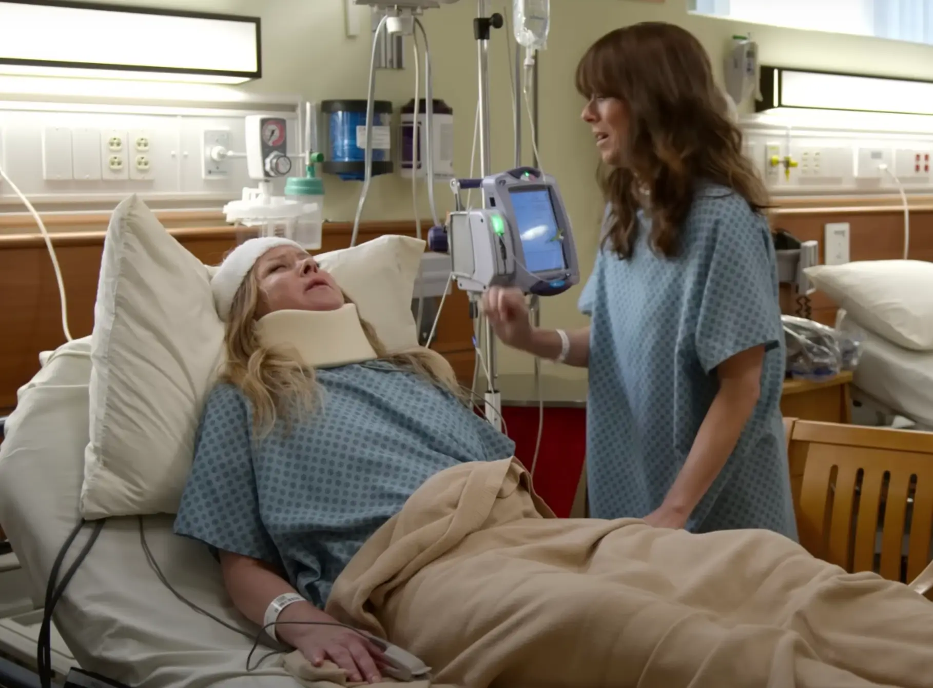 Applegate said it was difficult to film the final series.