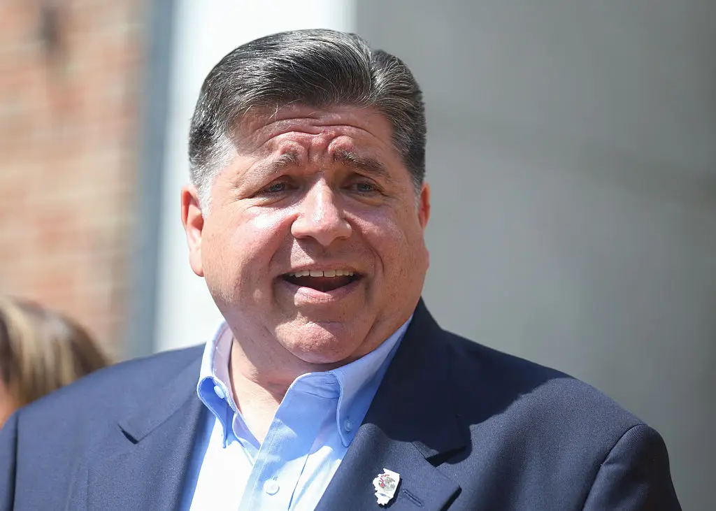 Gov JB Pritzker has slammed the move (Talia Sprague/Bloomberg via Getty Images)