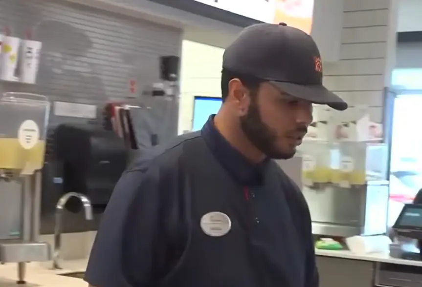 Jayden Cintron found nearly $10,000 at work(YouTube/ WITN-TV)