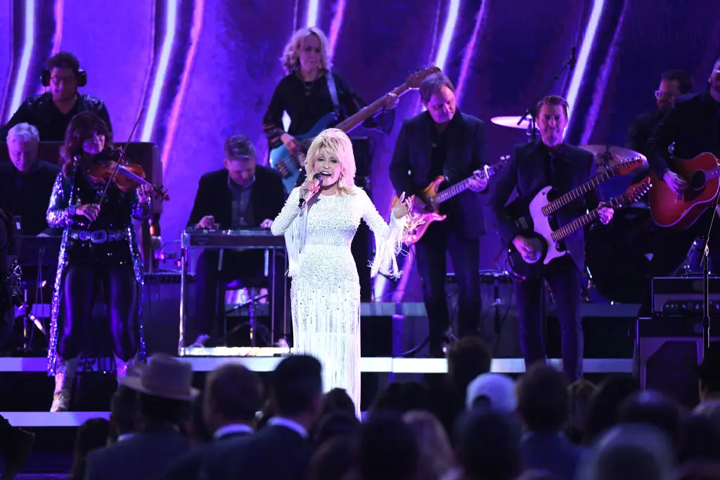 According to a court filing, he issued threats against Parton's staff (Image Group LA/ABC via Getty Images)