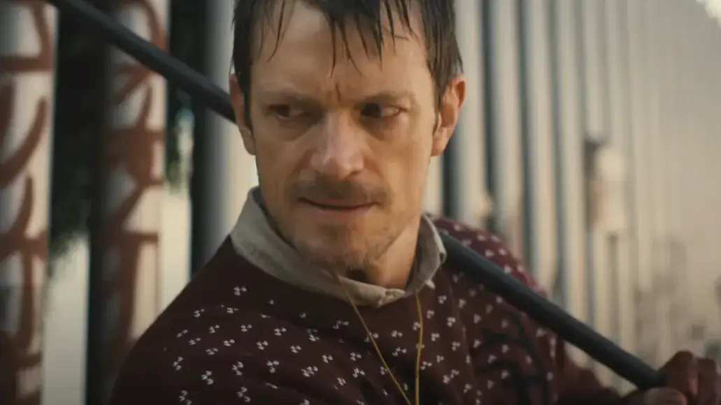 Joel Kinnaman stars in this gory Christmas film.