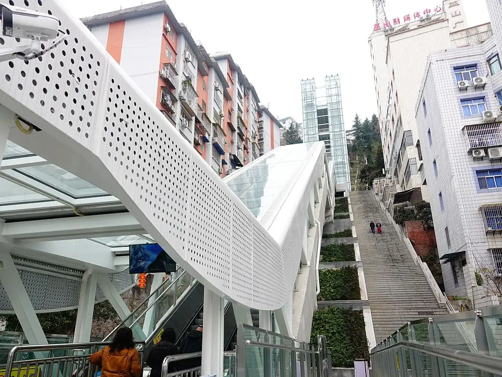 A section of the escalator (LIU JUNFENG / Feature China/Future Publishing via Getty Images)