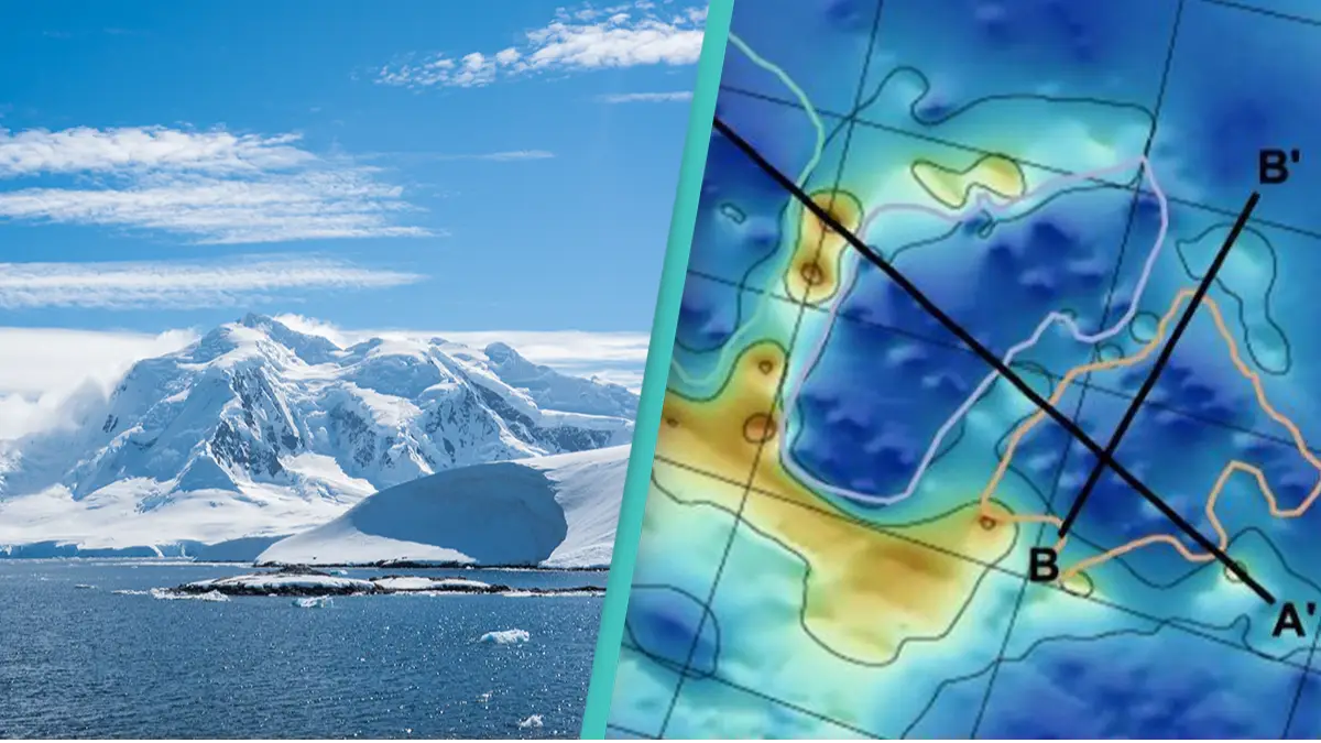 Scientists discover hidden landscape bigger than Belgium 'frozen in time' under ice for millions of years