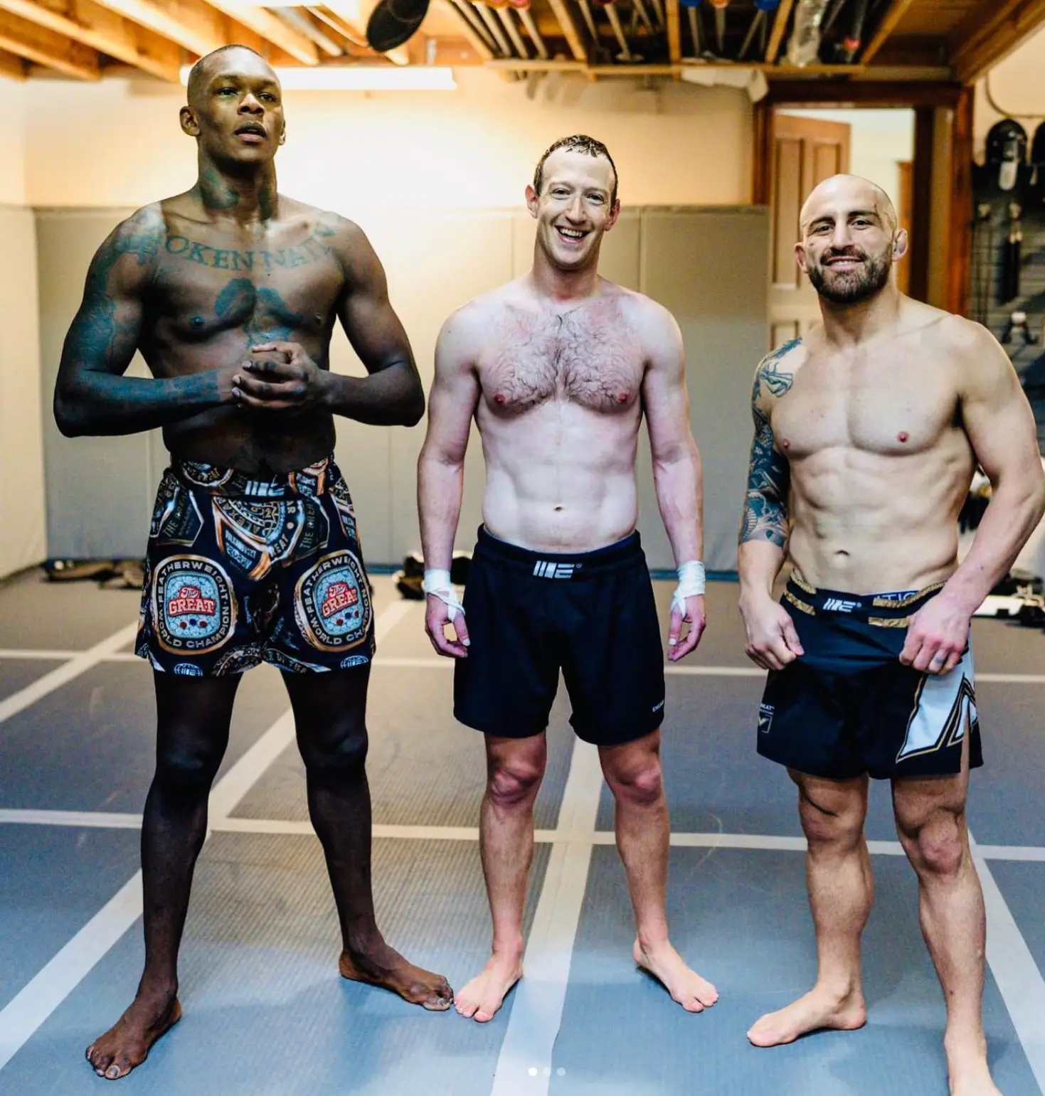 Mark Zuckerberg posted the shredded picture on Instagram.