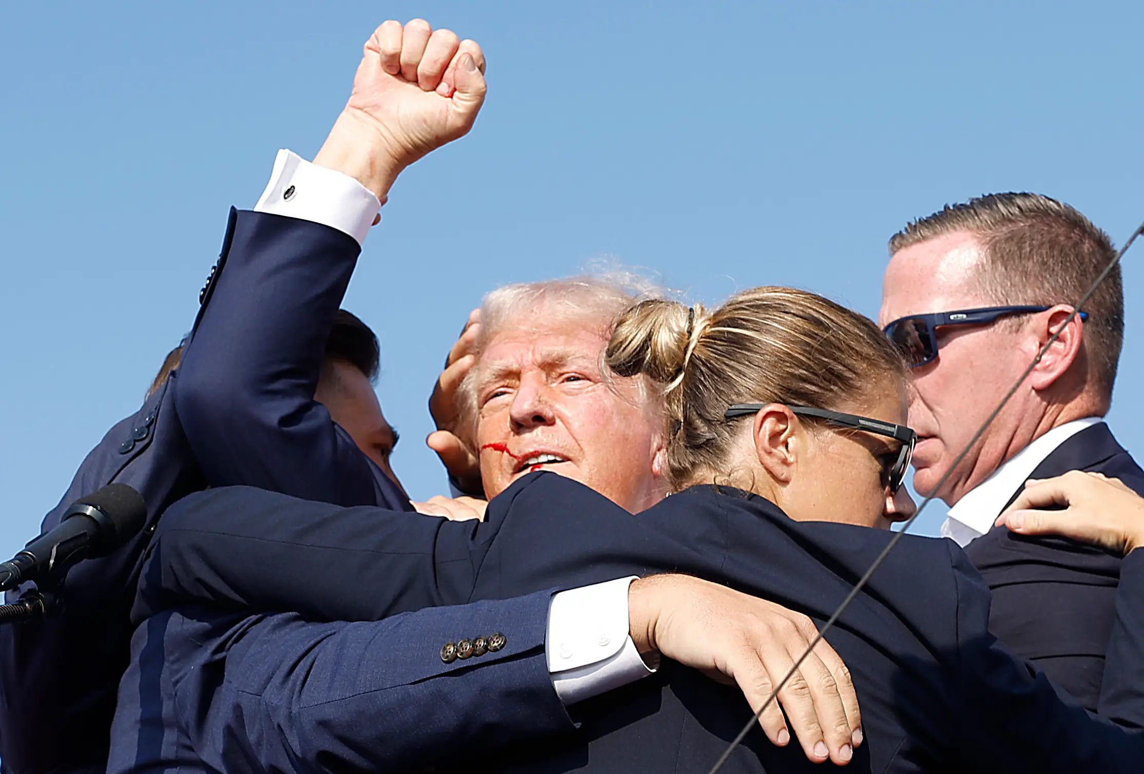 Donald Trump survived an assassination attempt over the weekend. (Anna Moneymaker/Getty Images)