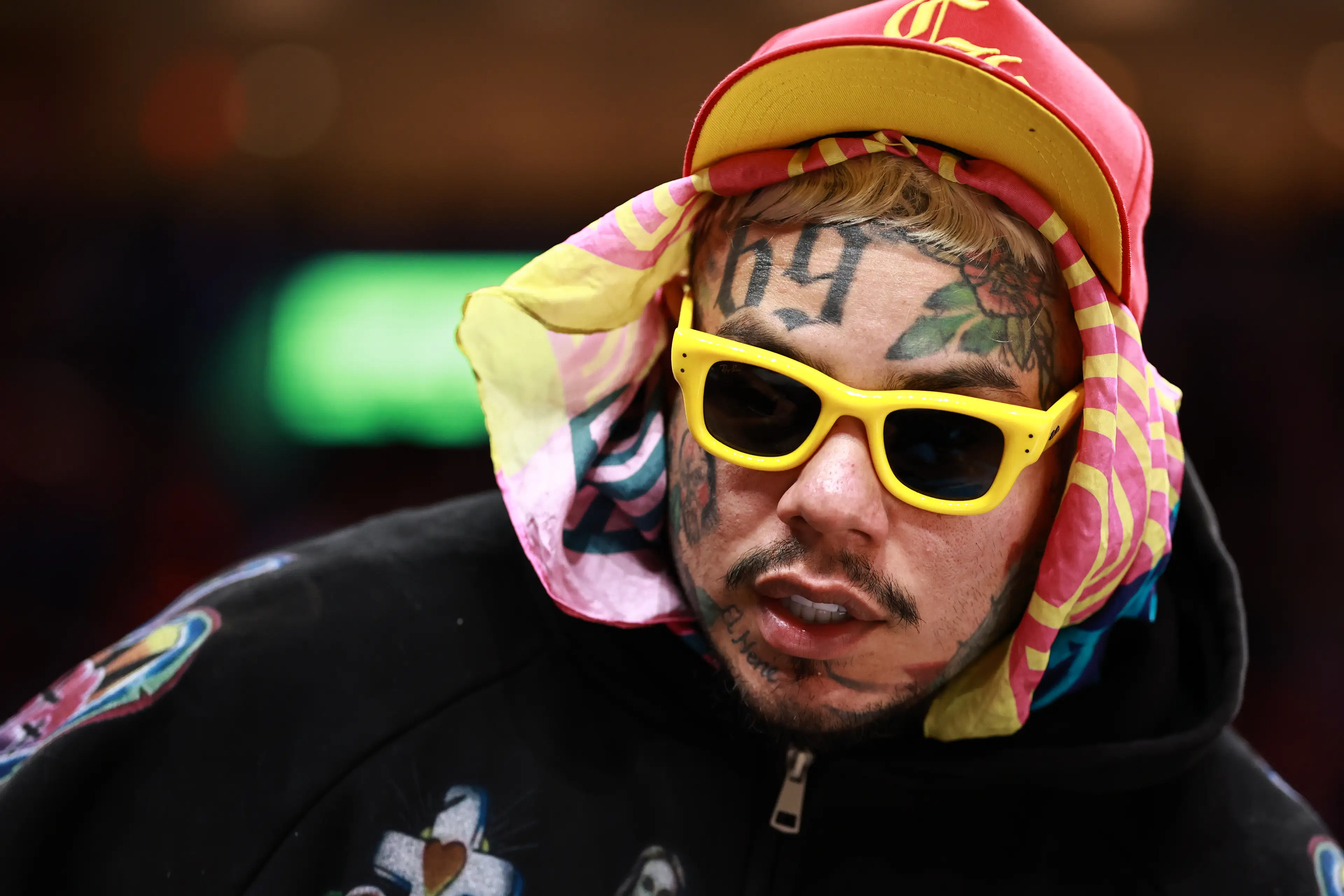 Tekashi 6ix9ine was out of the house when the robbery took place (Carmen Mandato/Getty Images)
