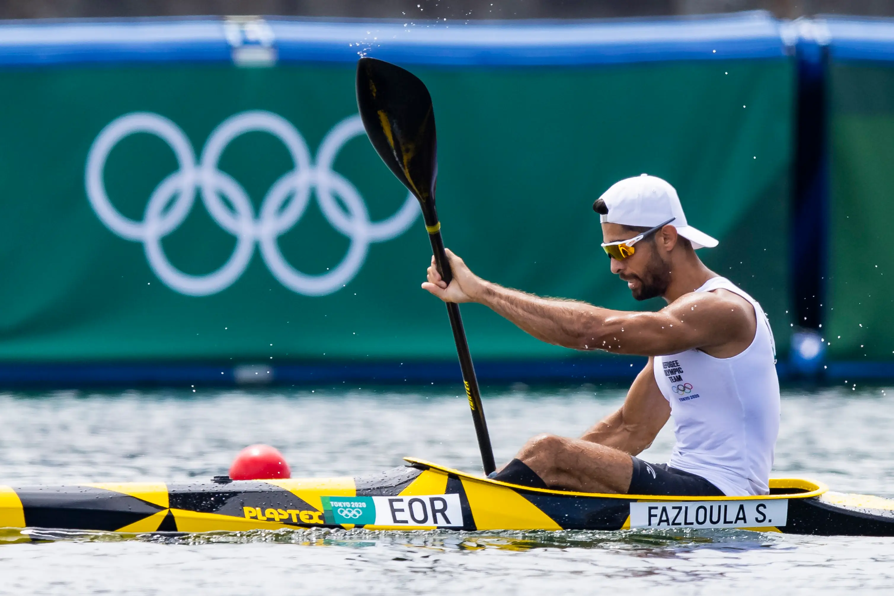 Saeid at the Tokyo 2020 Olympic Games in 2021. (Tom Weller/DeFodi Images via Getty Images)