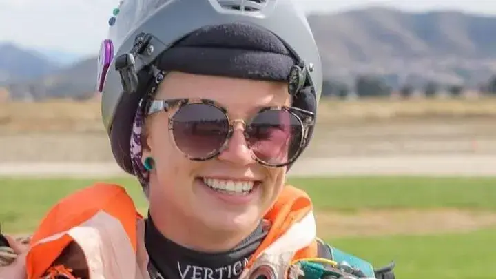 Devrey LaRiccia Chase died while tandem skydiving earlier this month. (GoFundMe/Marcelline LaRiccia)