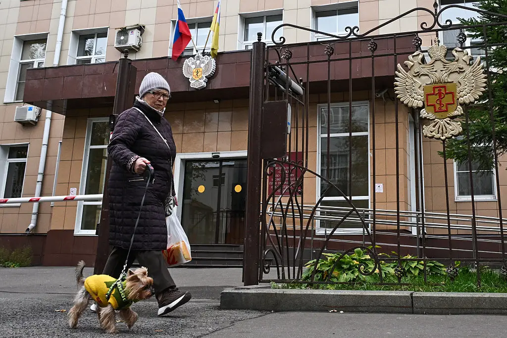Four hospitals in Irkutsk, a city near Russia's border with Mongolia, have been closed for a three-week quarantine according to Russia's consumer and health watchdog Rospotrebnadzor. (Photo by Igor IVANKO / AFP via Getty Images)