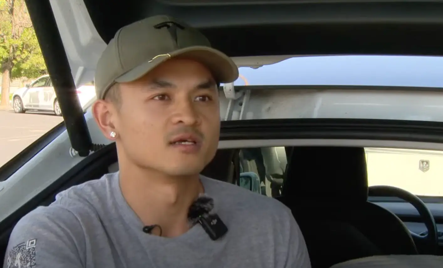 Nico Murillo, 29, was recently laid off by Tesla. (KTVU)